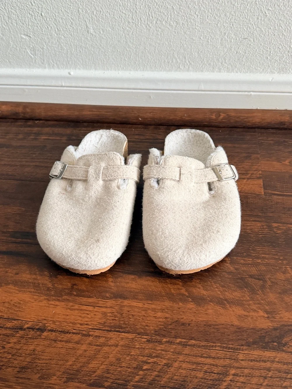 GAP Cream Kids Slip-On Clog with Adjustable Buckle